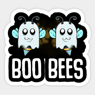 Ghost - Boo Bees Cute Halloween Ghosts Bee Sticker